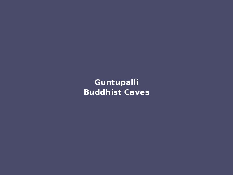 Guntupalli Buddhist Caves